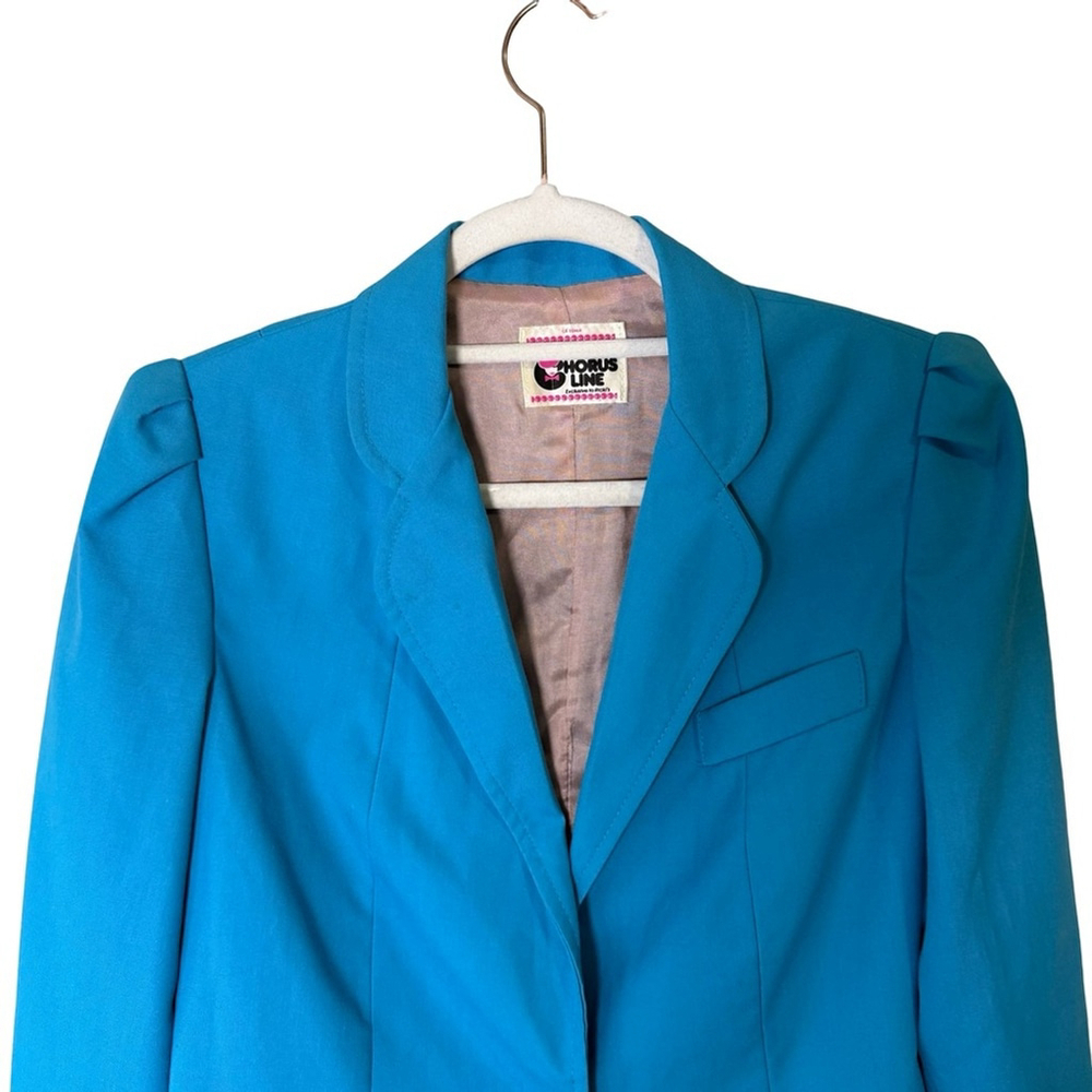 Chorus Line by Ricki’s Vintage 80s Blue Blazer for Women Size XS S Power Suit - Picture 10 of 16